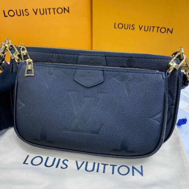 Replica Louis Vuitton Monogram Empreinte Multi Pochette Accessoires M80447 M80399 - Image 9