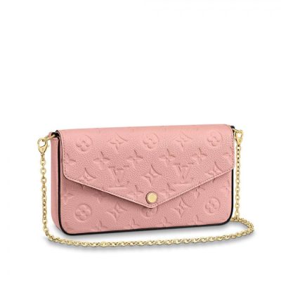 Replica Louis Vuitton Monogram Empreinte Pochette Felicie M64064