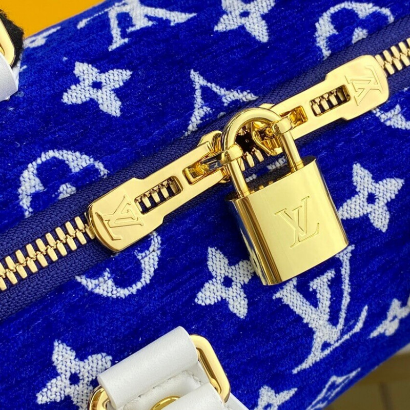Replica Louis Vuitton Monogram Jacquard Velvet Speedy Bandouliere 20 M20751 - Image 11