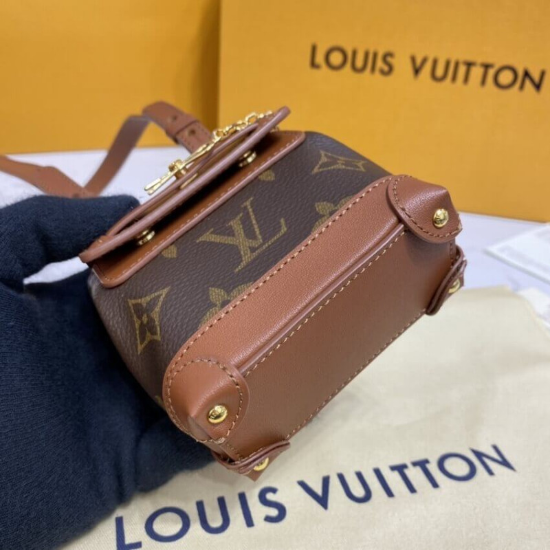 Replica Louis Vuitton Monogram Mini Steamer Pouch M00340 - Image 4