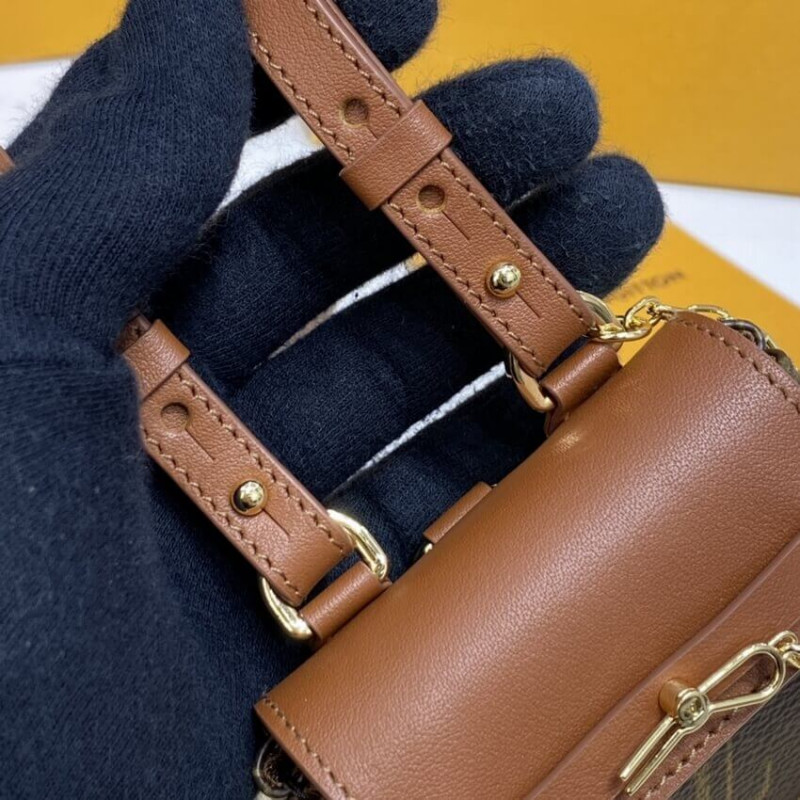 Replica Louis Vuitton Monogram Mini Steamer Pouch M00340 - Image 5
