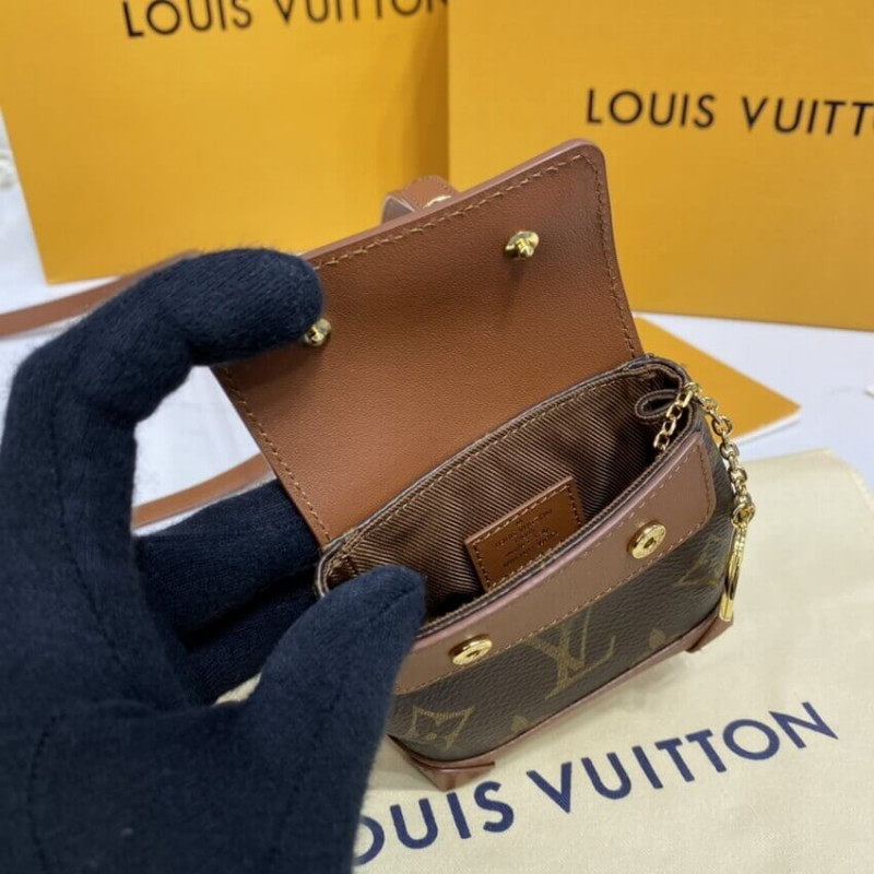 Replica Louis Vuitton Monogram Mini Steamer Pouch M00340 - Image 9