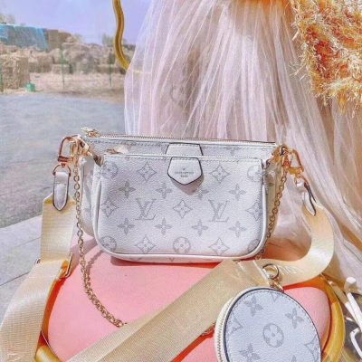 Alternative view of Replica Louis Vuitton Monogram Multi Pochette Accessoires White