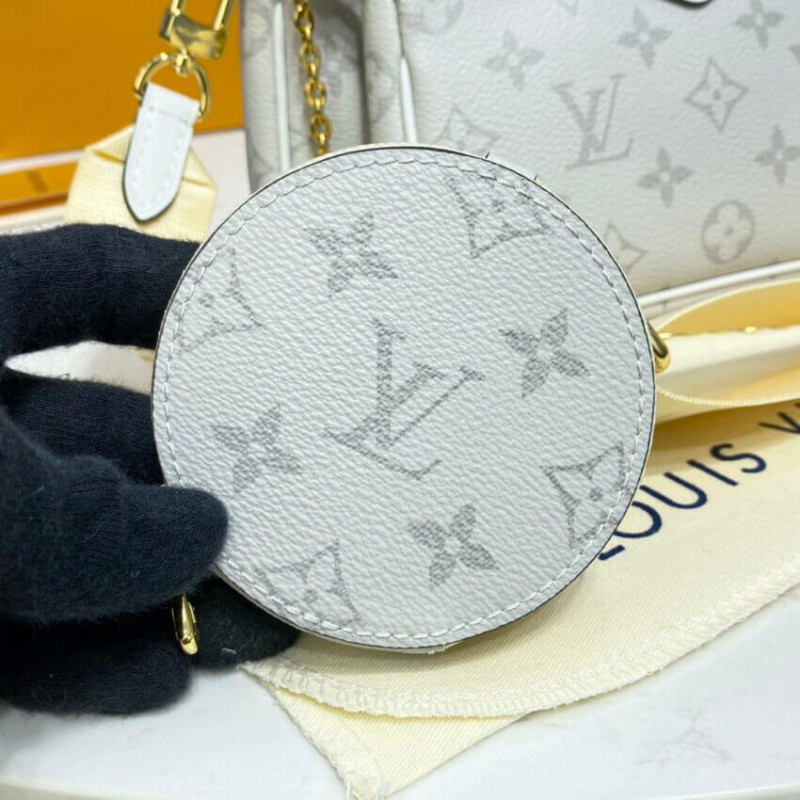 Replica Louis Vuitton Monogram Multi Pochette Accessoires White - Image 12