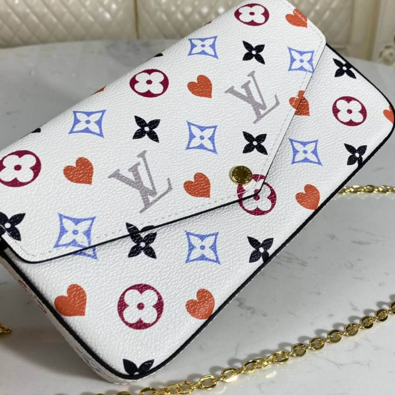 Replica Louis Vuitton Monogram Multicolor Felicie Pochette M61276 - Image 4