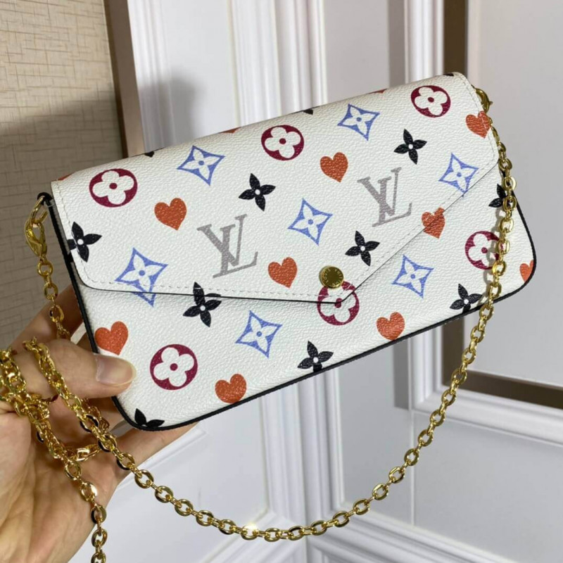 Replica Louis Vuitton Monogram Multicolor Felicie Pochette M61276