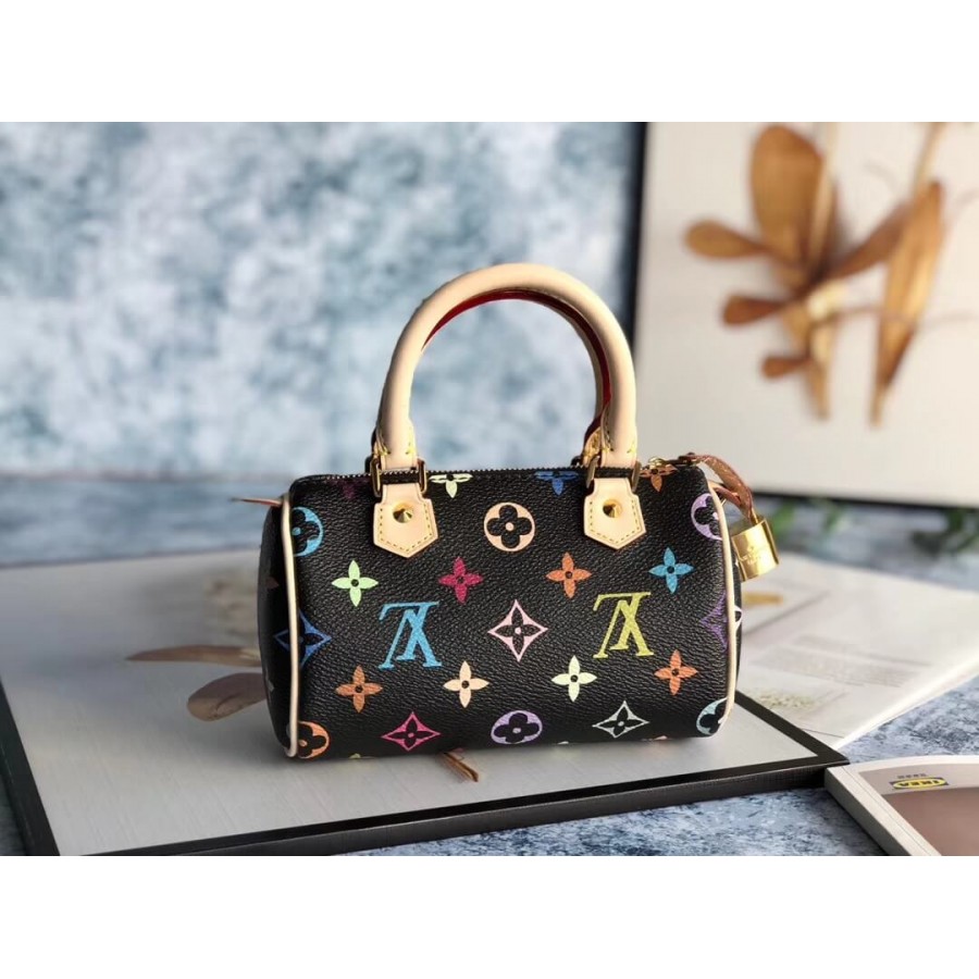 Replica Louis Vuitton Monogram Multicolor Mano Speedy M92644 M92645 - Image 2