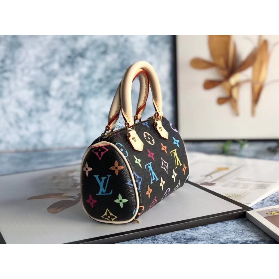 Replica Louis Vuitton Monogram Multicolor Mano Speedy M92644 M92645 - Image 3