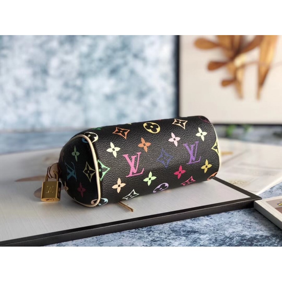 Replica Louis Vuitton Monogram Multicolor Mano Speedy M92644 M92645 - Image 4