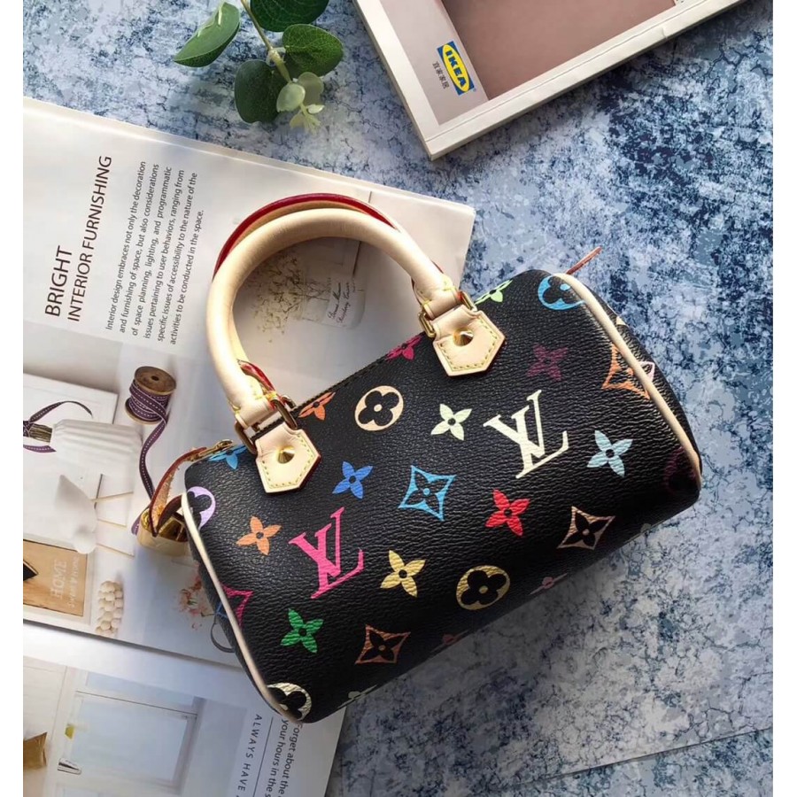 Replica Louis Vuitton Monogram Multicolor Mano Speedy M92644 M92645 - Image 5
