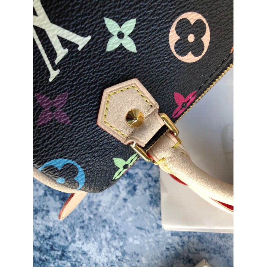 Replica Louis Vuitton Monogram Multicolor Mano Speedy M92644 M92645 - Image 7