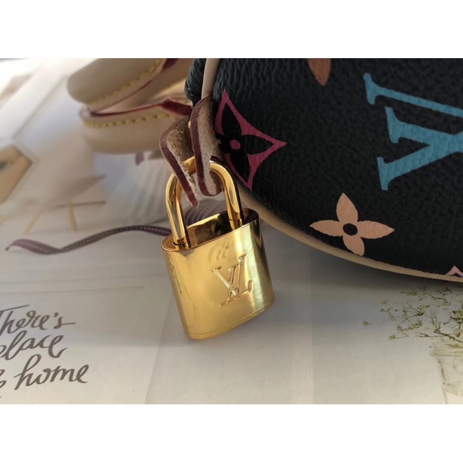 Replica Louis Vuitton Monogram Multicolor Mano Speedy M92644 M92645 - Image 8