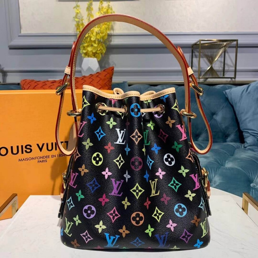 Replica Louis Vuitton Monogram Multicolore Noe M42229 - Image 4