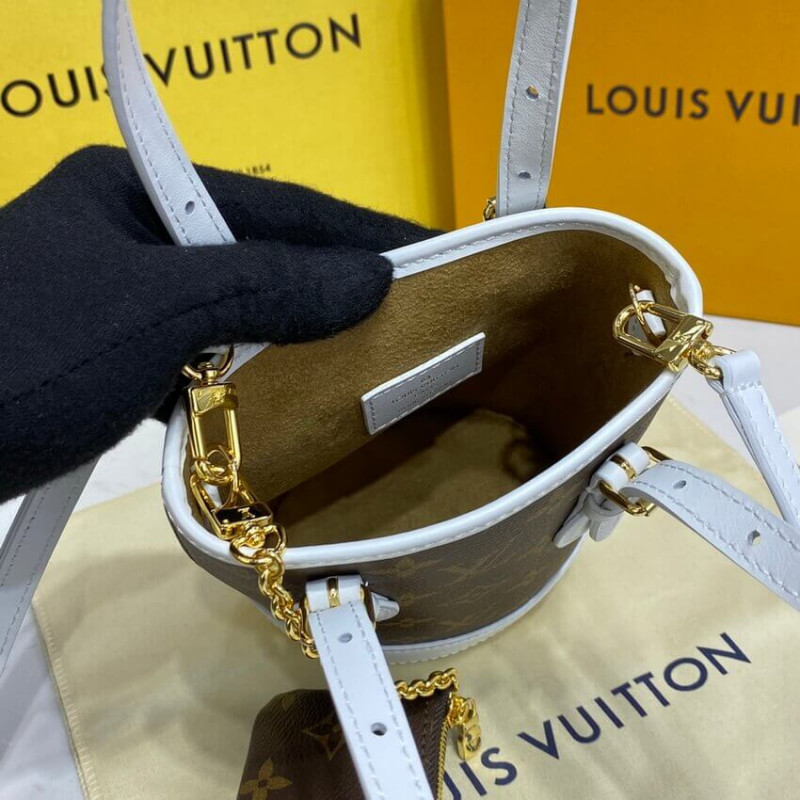 Replica Louis Vuitton Monogram Nano Bucket Bag M81489 - Image 17