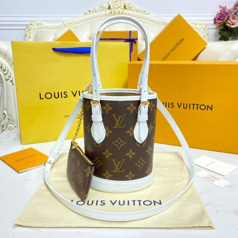 Replica Louis Vuitton Monogram Nano Bucket Bag M81489 - Image 9