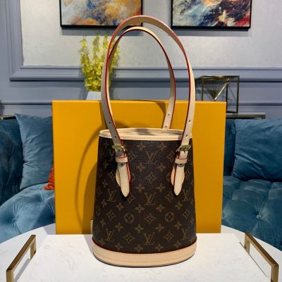 Alternative view of Replica Louis Vuitton Monogram Petit Bucket M42238