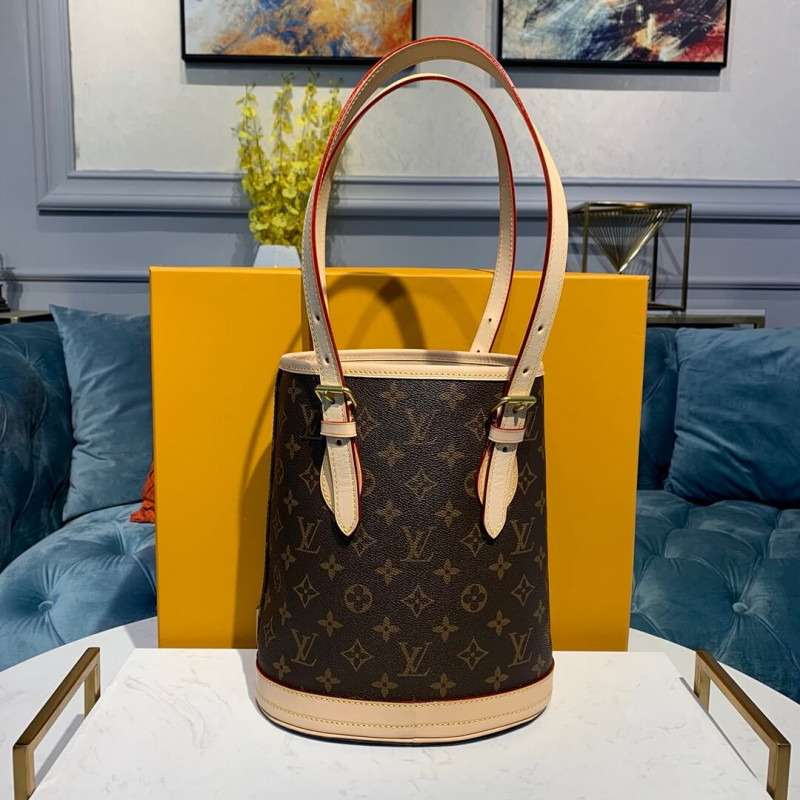 Replica Louis Vuitton Monogram Petit Bucket M42238 - Image 4