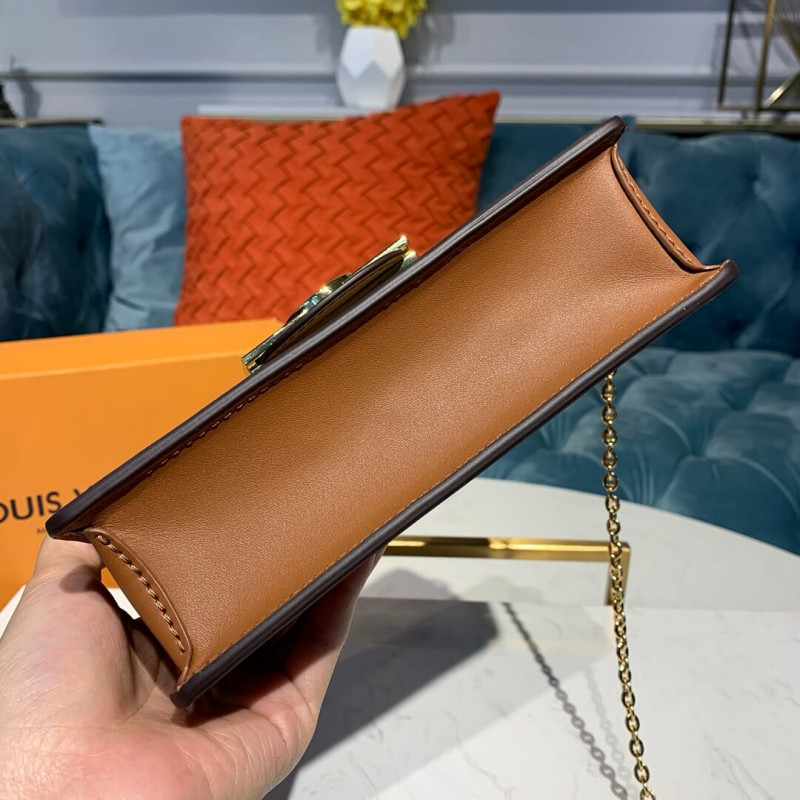 Replica Louis Vuitton Monogram Reverse Canvas Dauphine Chain Wallet M68746 - Image 5