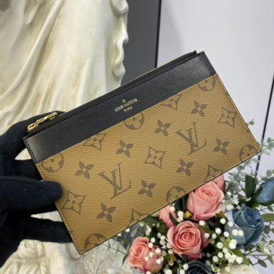 Alternative view of Replica Louis Vuitton Monogram Reverse Slim Purse M80390