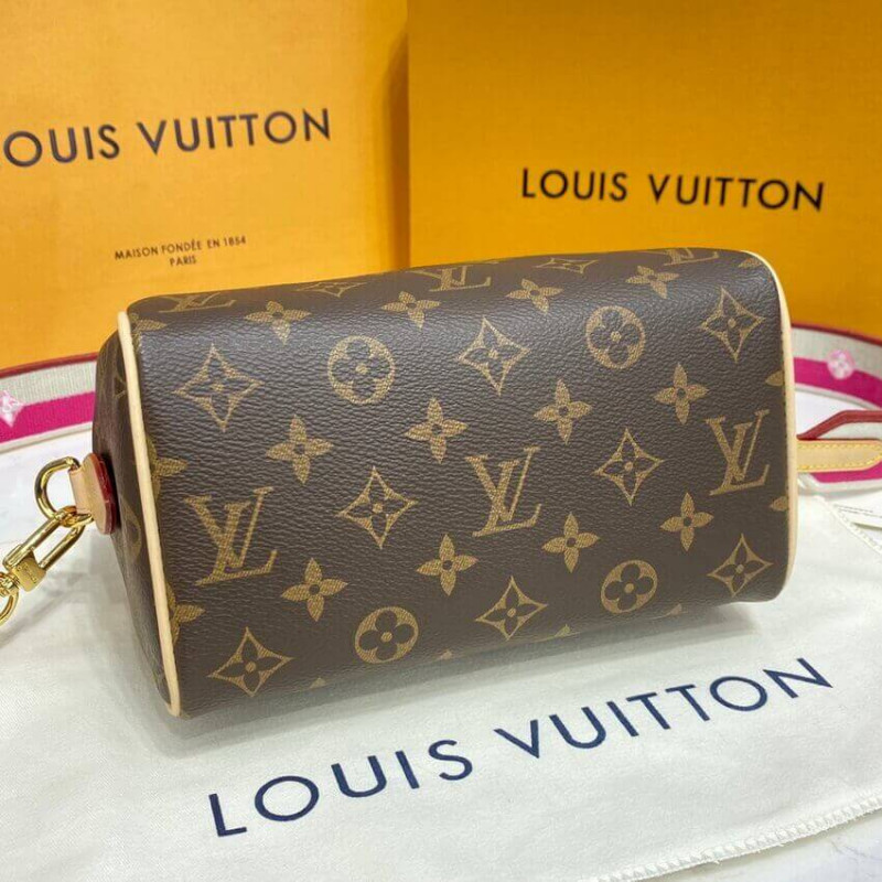 Replica Louis Vuitton Monogram Speedy Bandouliere 20 M45948 Fuchsia - Image 7