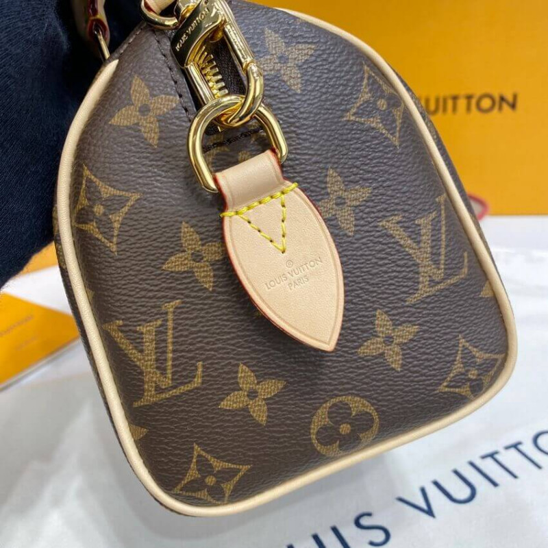 Replica Louis Vuitton Monogram Speedy Bandouliere 20 M45948 Fuchsia - Image 8