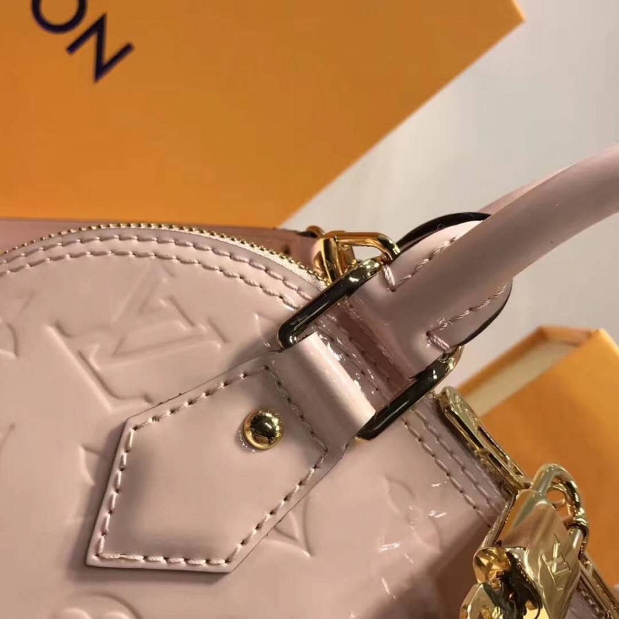 Replica Louis Vuitton Monogram Vernis Alma Bb M50415 - Image 4