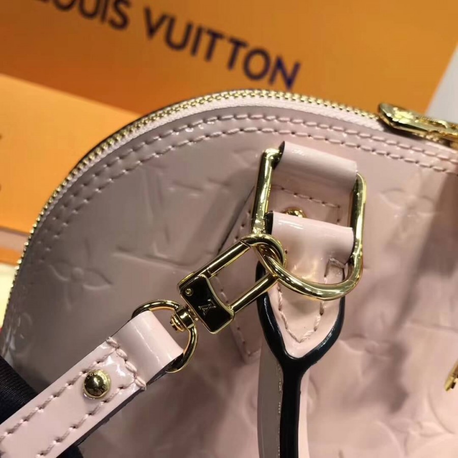 Replica Louis Vuitton Monogram Vernis Alma Bb M50415 - Image 5