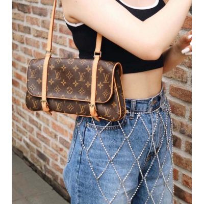 Alternative view of Replica Louis Vuitton Monogram Vintage Shoulder Bag M51162