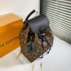 Best Replicas Bags - Louis Vuitton Montsouris PM Backpack M45501 M45515 Top Quality Louis Vuitton LV Replica Bags On Sales