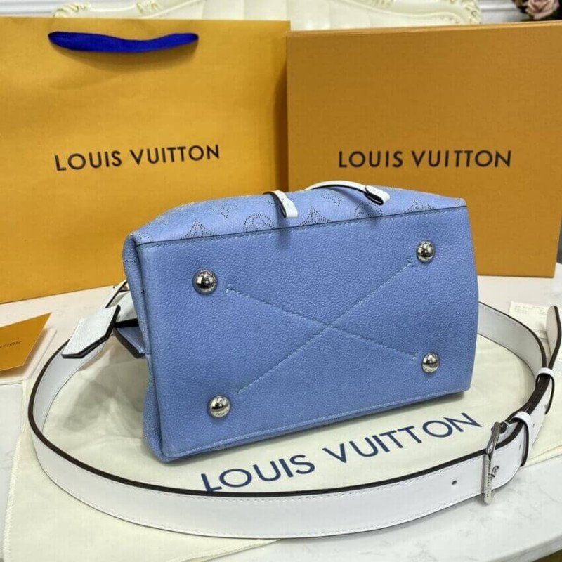 Replica Louis Vuitton Muria Bag Gradient Blue Mahina Leather M57853 - Image 6