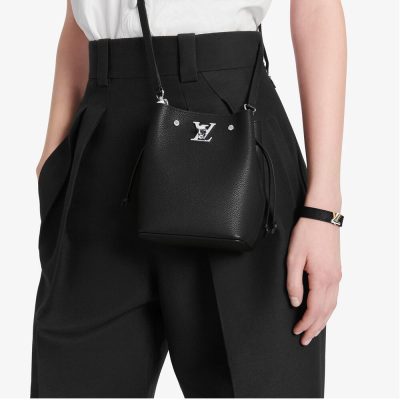 Alternative view of Replica Louis Vuitton Nano Lockme Bucket M68709