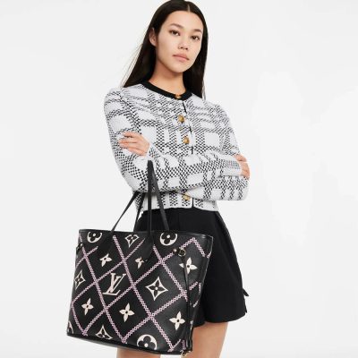Alternative view of Replica Louis Vuitton Neverfull Mm M46039 M46040