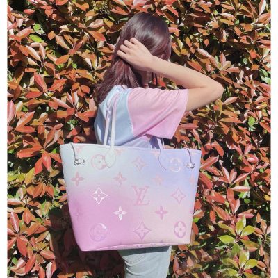 Alternative view of Replica Louis Vuitton Neverfull Mm M46077 Sunrise Pastel