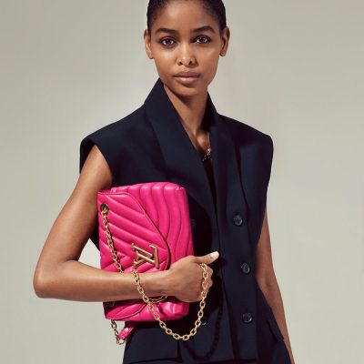 Alternative view of Replica Louis Vuitton New Wave Chain Bag M58553 Agathe Pink