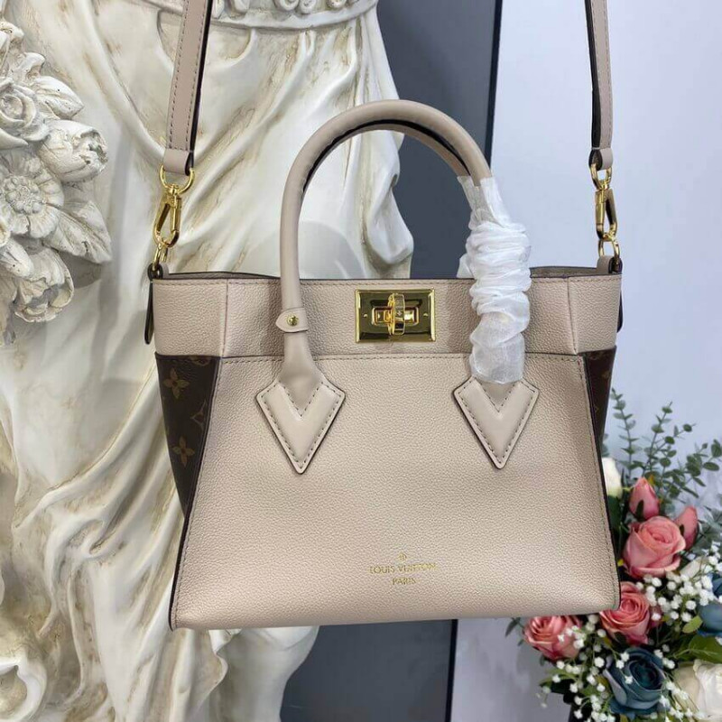 Replica Louis Vuitton On My Side Pm M57729 Greige - Image 4
