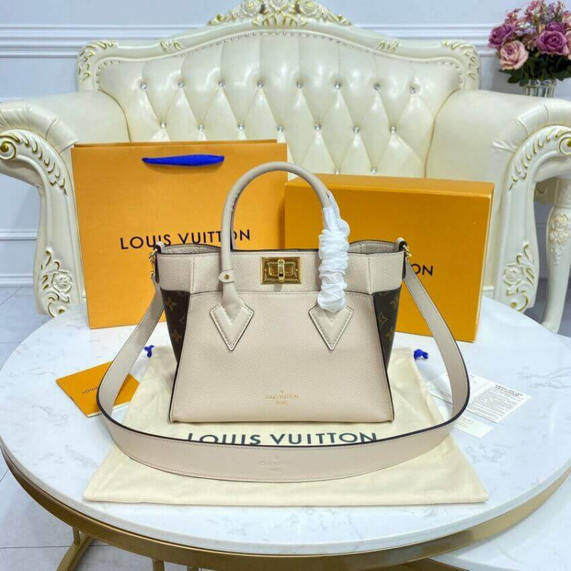 Replica Louis Vuitton On My Side Pm M57729 Greige - Image 5