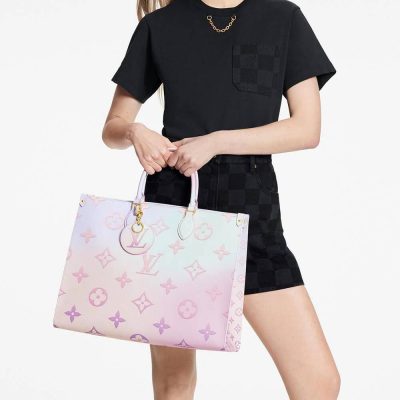 Alternative view of Replica Louis Vuitton Onthego Gm M46076 Sunrise Pastel