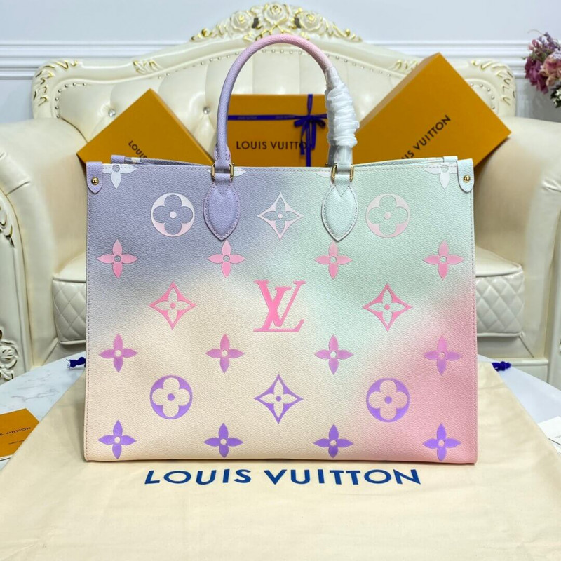 Replica Louis Vuitton Onthego Gm M46076 Sunrise Pastel - Image 4