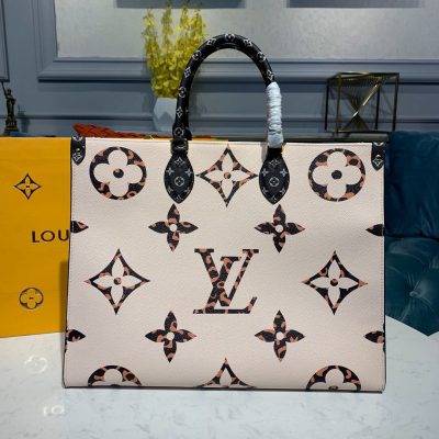 Alternative view of Replica Louis Vuitton Onthego M44675 Ivory/Havana Beige