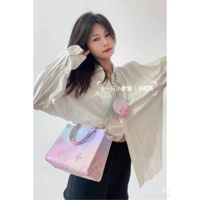 Alternative view of Replica Louis Vuitton Onthego Pm M59856 Sunrise Pastel