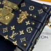 Best Replicas Bags - Louis Vuitton Petite Malle Monogram Metal Bag M57817 Top Quality Louis Vuitton LV Replica Bags On Sales