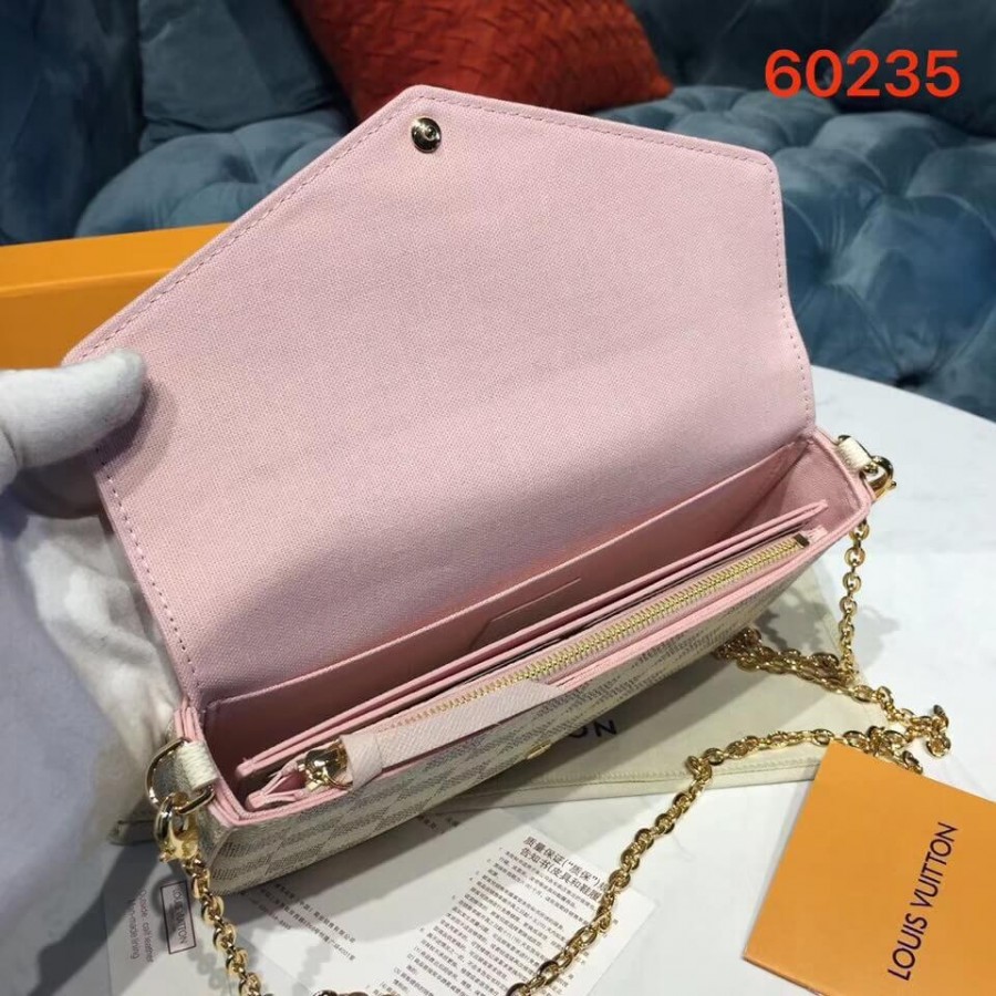 Replica Louis Vuitton Pochette Felicie N60235 - Image 9