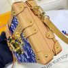 Best Replicas Bags - Louis Vuitton Since 1854 Petite Malle M57212 Blue Top Quality Louis Vuitton LV Replica Bags On Sales