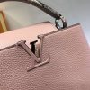 Best Replicas Bags - Louis Vuitton Taurillon Leather And Python Capucines BB N92039 Top Quality Louis Vuitton LV Replica Bags On Sales