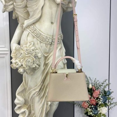 Alternative view of Replica Louis Vuitton Taurillon Leather Capucines Bb M57223