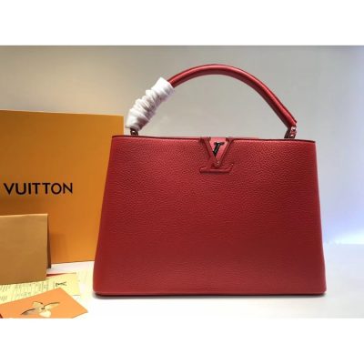 Alternative view of Replica Louis Vuitton Taurillon Leather Capucines Mm M48864