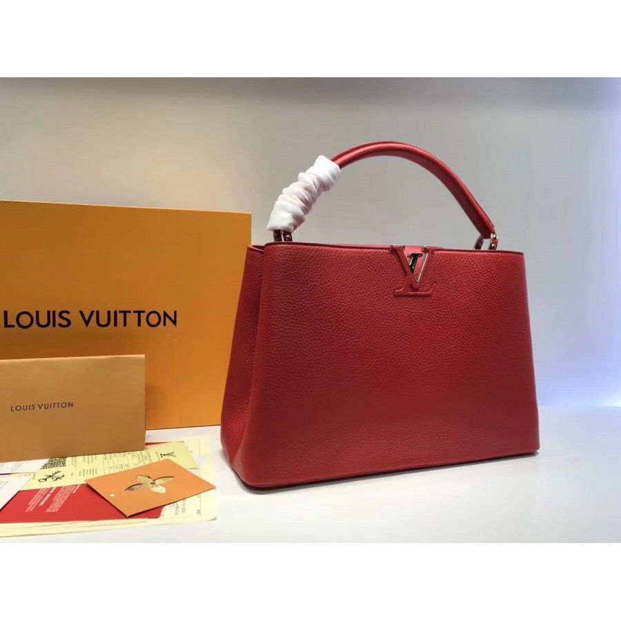 Replica Louis Vuitton Taurillon Leather Capucines Mm M48864 - Image 3