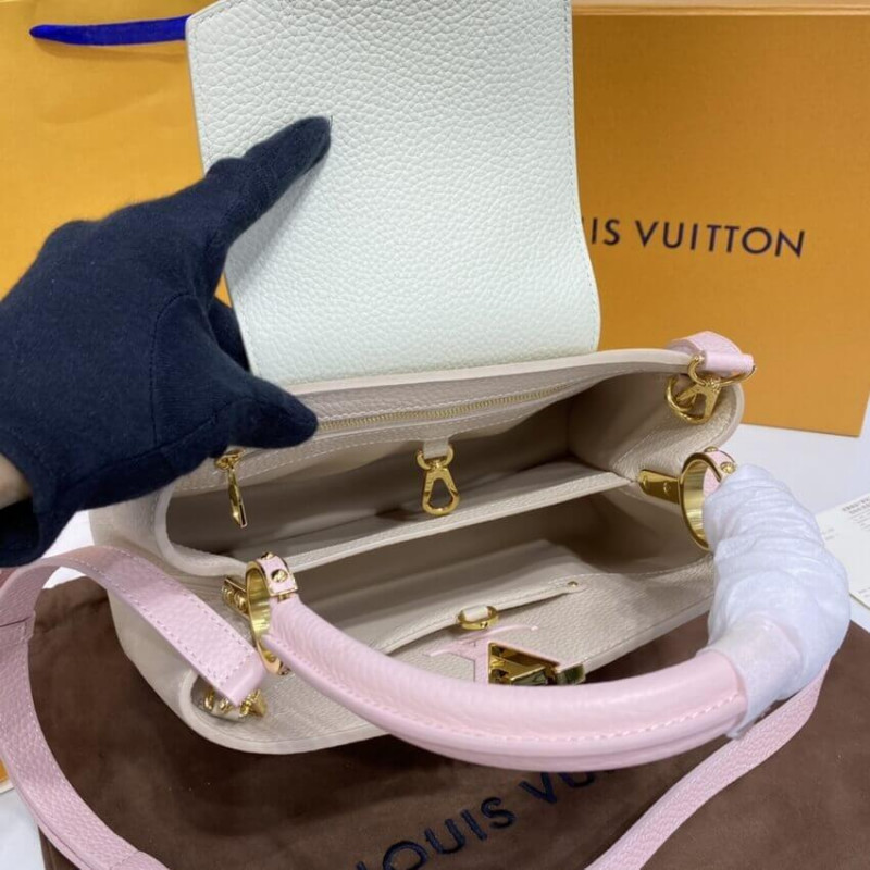 Replica Louis Vuitton Taurillon Leather Capucines Mm M57224 - Image 11