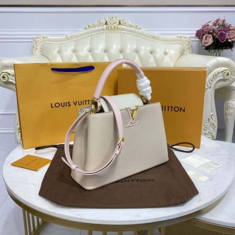 Replica Louis Vuitton Taurillon Leather Capucines Mm M57224 - Image 3