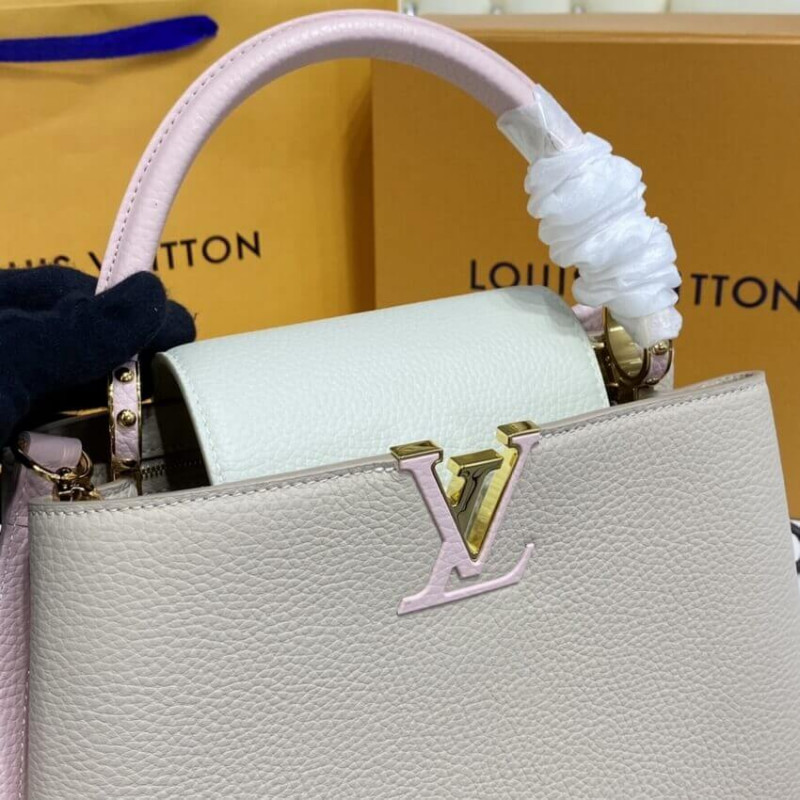 Replica Louis Vuitton Taurillon Leather Capucines Mm M57224 - Image 6